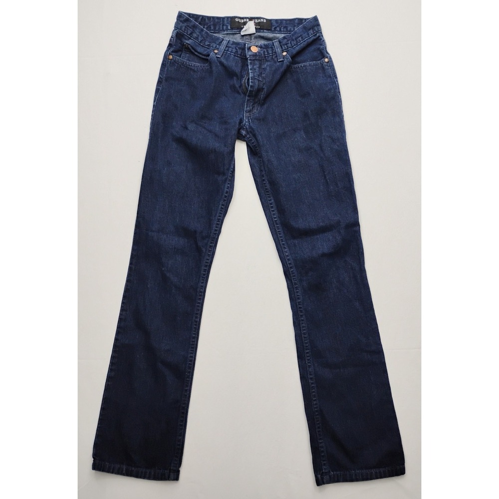 GUESS 046‎ Low Rider Made In USA Jeans Women's Dark Wash Size 26x30